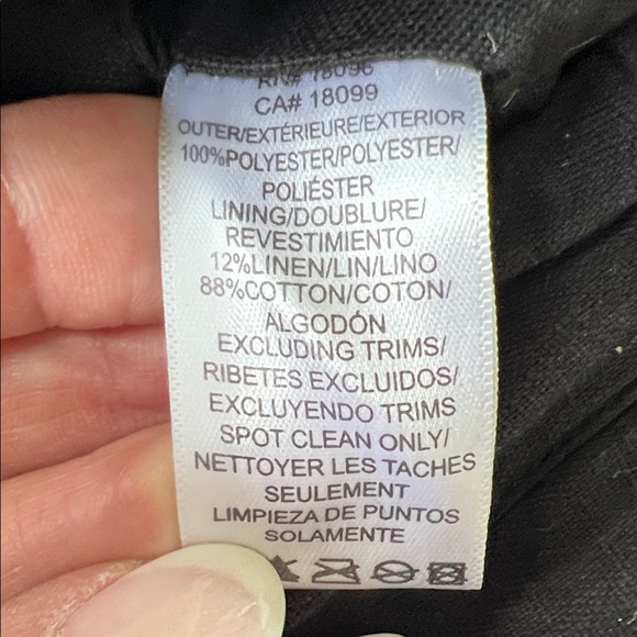 Anthropologie JULES Black and Cream Beaded Belted Bag Purse - Picture 8 of 9